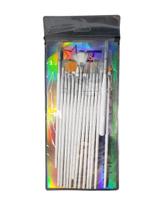 Kit 15 Pincéis Unhas Decoração Profissional Nail Kit 15 Pincéis Unhas Decoração Profissional Nail