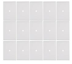 Kit 15 Placa 4x2 Com Furo Branca Liz - Tramontina Kit 15 Placa 4x2 Com Furo Branca Liz - Tramontina