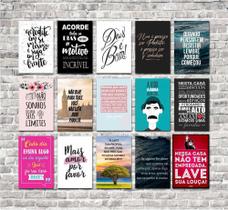 Kit 15 Placas 20X30 Decorativas No Mdf Adesivada Modelo 3 Kit 15 Placas 20X30 Decorativas No Mdf Adesivada Modelo 3