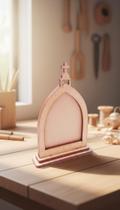 Kit 15 Placas Mini Capela em MDF 20cm para Artesanato Kit 15 Placas Mini Capela em MDF 20cm para Artesanato