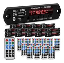 Kit 15 Placas MP3 Player Bluetooth/USB/SD/AUX/FM Com Controle