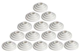 Kit 15 Plafon Piramide Redondo Rosqueado E27 - Roper Plast
