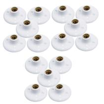 Kit 15 Plafon Simples Suporte Lâmpadas Bocal Cerâmico E27 Kit 15 Plafon Simples Suporte Lâmpadas Bocal Cerâmico E27