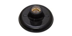 Kit 15 Plafonier Plafon E27 Porcelana 100W Bivolt Preto