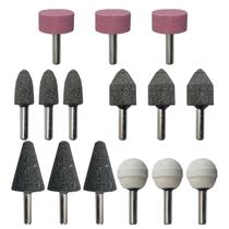 Kit 15 Pontas Montadas Haste 6Mm Rebolo Abrasivo Multiuso Kit 15 Pontas Montadas Haste 6Mm Rebolo Abrasivo Multiuso