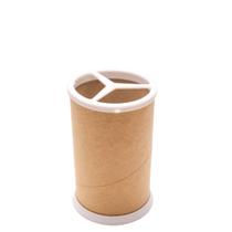 Kit 15 Porta-Lápis Papelão Kraft Ecológico Personalizável Lembrancinhas Escritório Escola