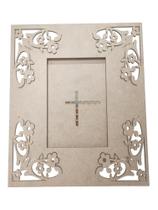 Kit 15 Porta Retrato Mdf Cru Foto 10X15 Decoração Floral