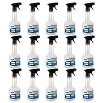 Kit 15 pulverizador borrifador 500ml manual - nobre