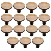 Kit 15 Puxador Ponto Girare Antique 22mm Para Gavetas De Móveis
