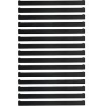 Kit 15 Puxadores Retos Preto Fosco 224mm para Móveis Torralba Piauí Armários Gavetas