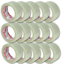 Kit 15 rolos Fita adesiva cristal transparente Fit-Pel 48mm x 45m Kit 15 rolos Fita adesiva cristal transparente Fit-Pel 48mm x 45m