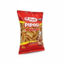 Kit 15 Salgadinho Pururuca Pele porco Bacon Pipou 40g Frank