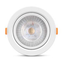 Kit 15 Spot Led 3w Redondo 6000k Branco Frio Dicróica Direcionável Embutir Kit 15 Spot Led 3w Redondo 6000k Branco Frio Dicróica Direcionável Embutir