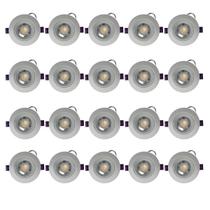 Kit 15 Spot LED 5W Redondo Embutir Bivolt 3000K 4000K 6000K