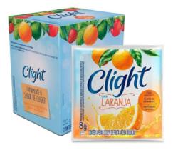 Kit 15 Suco Refresco Em Pó Clight Laranja 8g Zero Açúcar