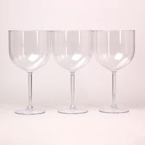 Kit 15 Taças De Gin Tônica Acrílico Transparente 580ml Premium