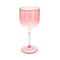Kit 15 Taças De Vinho De Acrílico Cristal 260ml Festas Aniversario Natal