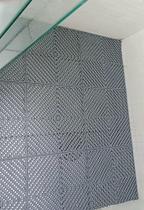 KIT 15 TAPETE MODULAR ANTIDERRAPANTE FLEXIVEL 30x30 BOX BANHEIRO NOVOFLEX