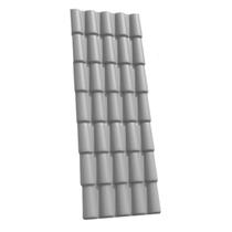 Kit 15 Telhas Colonial PVC 2,30x0,86cm 5 Ondas Permatti Kit 15 Telhas Colonial PVC 2,30x0,86cm 5 Ondas Permatti