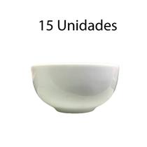 Kit 15 Tigela Cumbuca Capri Porcelana Branca 300ml Terramada Kit 15 Tigela Cumbuca Capri Porcelana Branca 300ml Terramada