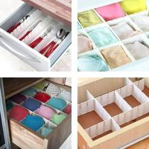 Kit 15 Tiras Organizador Divisória Colméia Gaveta Ajustável