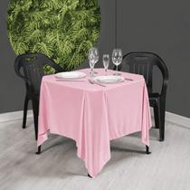 Kit 15 Toalhas de Mesa Quadrada Helanca 1,50x1,50m Decoração Eventos