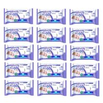Kit 15 Toalhas Umedecidas Lippy Baby Premium 1.500 Unidades Extra Macias, Higiene do Bebê, Alta Qualidade Kit 15 Toalhas Umedecidas Lippy Baby Premium 1.500 Unidades Extra Macias, Higiene do Bebê, Alta Qualidade