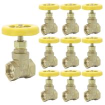 Kit 15 UN Registro De Gaveta 1/2 Polegada Latão Tradestar Kit 15 UN Registro De Gaveta 1/2 Polegada Latão Tradestar