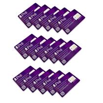 Kit 15 Und Chip Vivo Triplo Corte 5g Ddd Automático Atacado