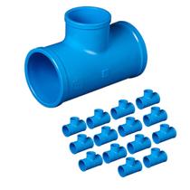 Kit 15 und TE Soldável Redução PN80 DN75 X 50mm p/ Irrigação 100% PVC Instalação Fácil Kit 15 und TE Soldável Redução PN80 DN75 X 50mm p/ Irrigação 100% PVC Instalação Fácil