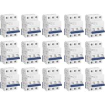 Kit 15 unid - weg disjuntor tripolar 10a (mdw-c 10a 3 polos) Kit 15 unid - weg disjuntor tripolar 10a (mdw-c 10a 3 polos)