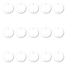 Kit 15 unidades com Placa 3 Polegadas F0 R - Blanc - Fame