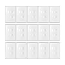 Kit 15 Unidades - Mg Conj 2 Interruptor Sleek 10a 4x2 Branco