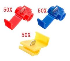 Kit 150 Conector Elétrico Derivação Emenda Fios 0,75Mm A 6Mm Kit 150 Conector Elétrico Derivação Emenda Fios 0,75Mm A 6Mm