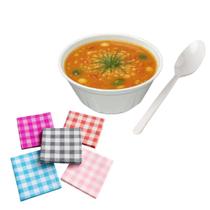 Kit 150 Cumbuca Isopor Com 150 Colheres + Guardanapos Festas