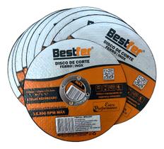 Kit 150 Disco de Corte P/ferro/inox 115x1.2X22.2Mm Bestfer
