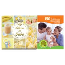 Kit 150 jogos para a estimulação infantil +Album do bebe capa amarela - Kit de Livros