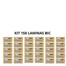 Kit 150 lamina bic chrome platin total de 300 atendimentos.