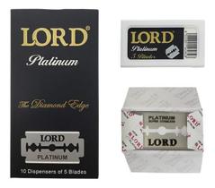 Kit 150 Laminas De Barbear Lord Diamond Edge - Lb-005