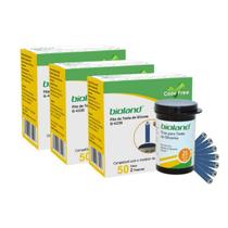 Kit 150 Tiras Bioland Medir Glicemia Glicose