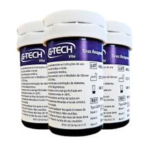 Kit 150 Tiras Reagentes Para Aparelho De Glicemia G-tech Vita
