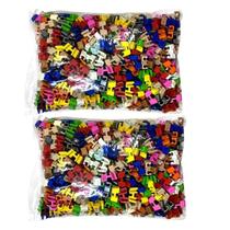 Kit 1500 Clips Suporte Pega Hashi Colorido Organizador Cozin Kit 1500 Clips Suporte Pega Hashi Colorido Organizador Cozin