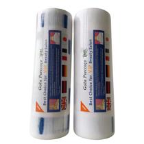 Kit 1500 Gola Higienica Descartável Protetor Para Pescoço Capa Barbeiro Cabelereiro Cor Branca Rolo Papel Envio Imediato