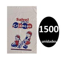 Kit 1500 Sacos De Plástico Salve O Dia Das Crianças 16X24 Kit 1500 Sacos De Plástico Salve O Dia Das Crianças 16X24