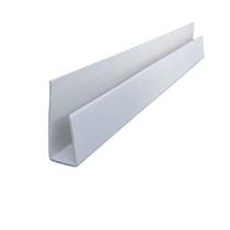 Kit 150m de Acabamento Perfil "U" p/ Forro PVC 3cmx3m