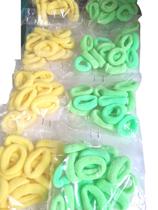 Kit 150un de Xuxinhas Verde e Amarelo Copa do mundo