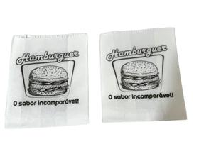 Kit 150Un Saco Papel Pequeno Para Hambúrguer 10X12Cm
