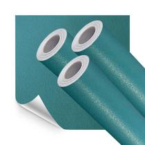 Kit 15M Papel de Parede Adesivo Lavavel Textura Casca Verde Forte Kit 15M Papel de Parede Adesivo Lavavel Textura Casca Verde Forte