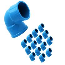 Kit 15und Curva 90 Curta Soldável BB PN125 75mm p/ Sistema Irrigação Durável Resistente