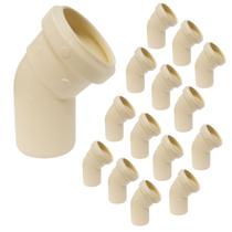 Kit 15Und Joelho 50mm 45º p/ Esgoto Série Normal Amanco PVC Kit 15Und Joelho 50mm 45º p/ Esgoto Série Normal Amanco PVC